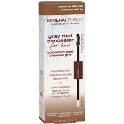 Mineral Fusion - Medium Brown - Gray Root Concealer 0.28 oz-OUT OF STOCK