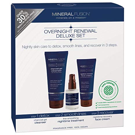 Mineral Fusion - Overnight Renewal  Deluxe Set Face Cream 1 ea.