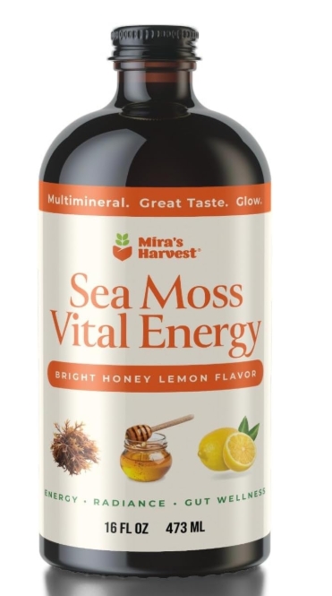 Mira's Harvest Sea Moss Vital Energy 16 /oz 