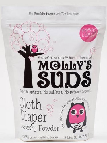 Molly Sud's - Cloth Diaper Laundry Powder 32 Loads (64 he) 2.03 Lb