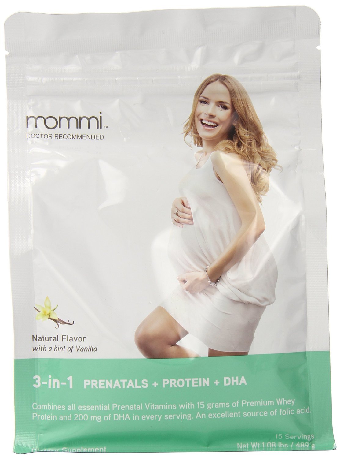 Mommi - Protein Vanilla Flavored 15 Serv 1.08 LB TEMPORARELY UNAVAILABLE