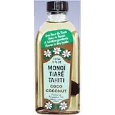 Monoi Tiare Coconut Oil Naturel W/Spf3 4 Fl oz