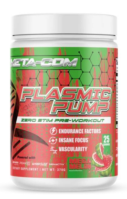 META-COM SUPPLEMENTS Plasmic Pump 25 Servings 370g Mega Melon