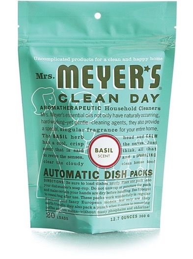 Mrs Meyers - Automatic Dishwashing Packs Basil 20 Packs
