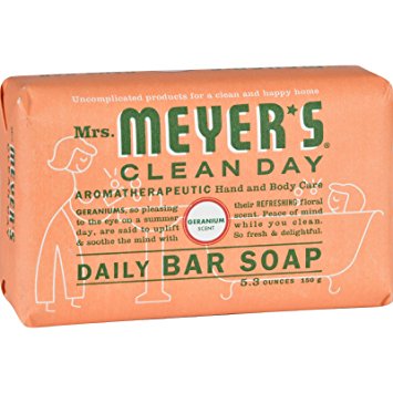 Mrs Meyers - Bar Soap Geranium  5.3oz-OUT OF STOCK