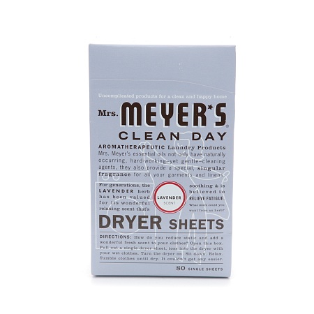 Mrs Meyers - Dryer Sheets Lavender 80 sheets
