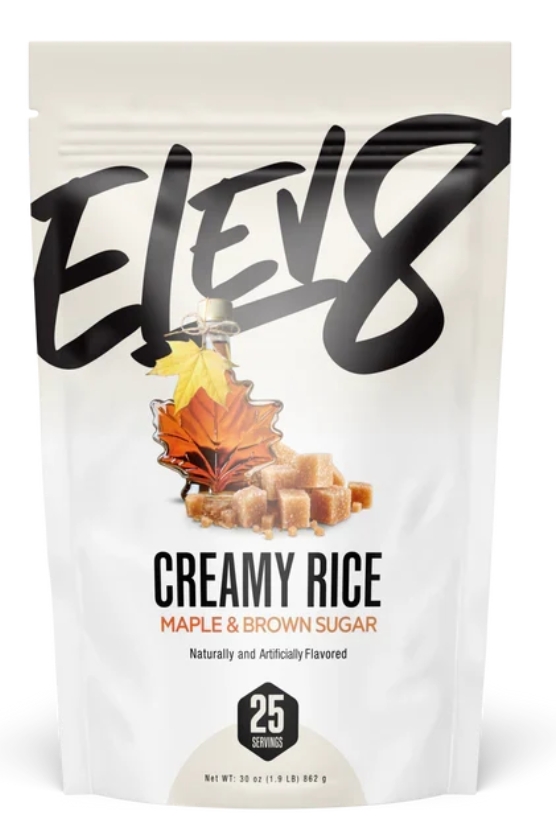 ELEV8 Creamy Rice 25 Servings Maple & Brown Sugar Roll Flavor