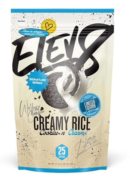 ELEV8 Creamy Rice 25 Servings Cookies n' Cream Flavor