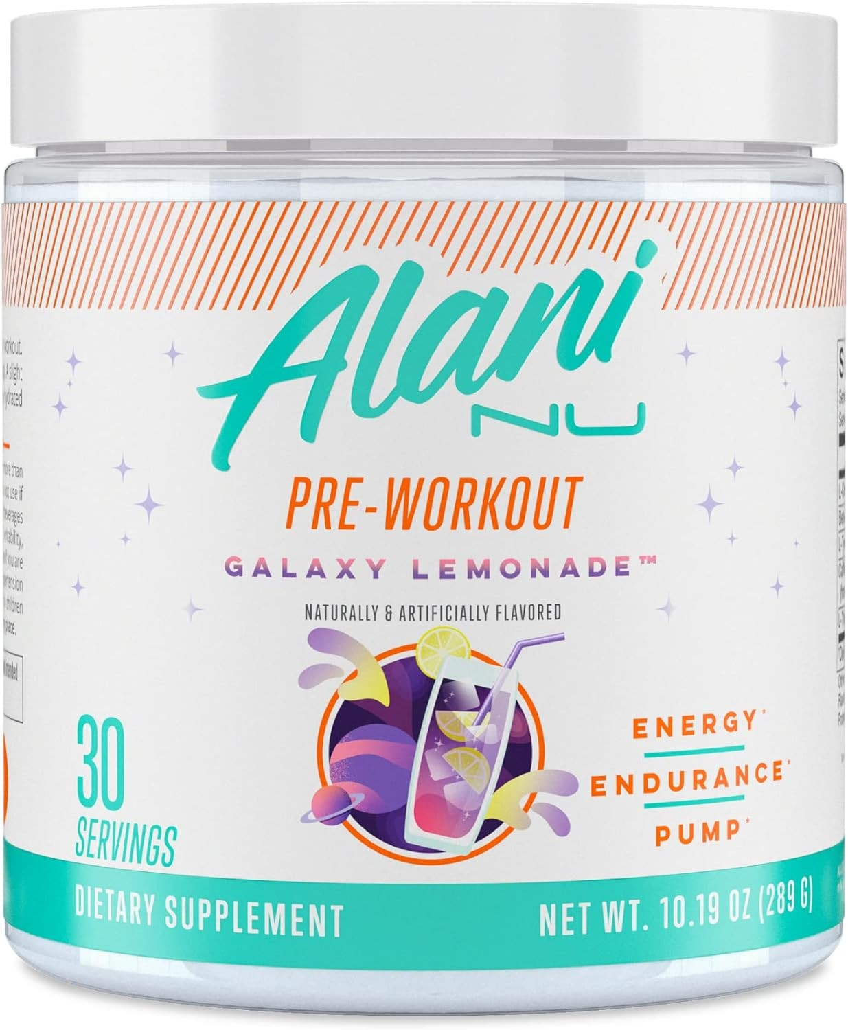 Alani NU- Pre Workout Galaxy Lemonade 30 Servings