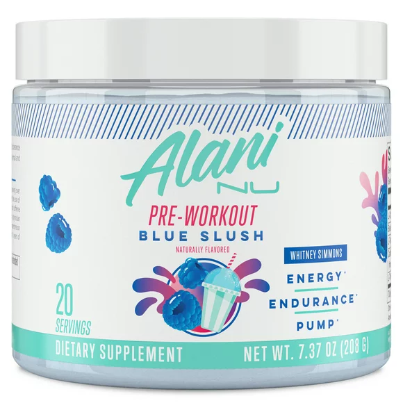 Alani NU- Pre Workout Blue Slush 30 Servings