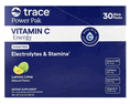 Trace Minerals Power Pak Vitamin C + Energy Sugar Free 30pk Lemon Lime Flavor