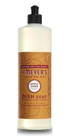 Mrs Meyers - Liquid Dish Soap Apple Cider  16floz