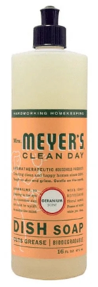 Mrs Meyers - Liquid Dish Soap Geranium  16floz-UNAVAILABLE