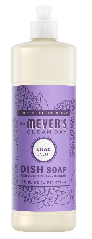 Mrs Meyers - Liquid Dish Soap Lilac 16floz