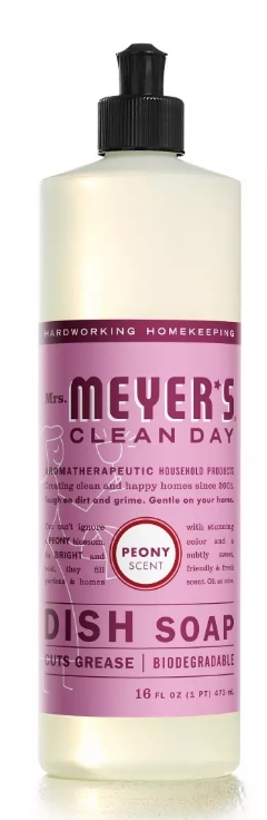 Mrs Meyers - Liquid Dish Soap Peony 16floz