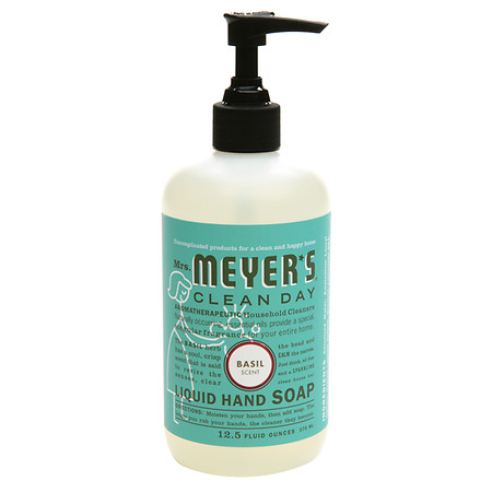Mrs Meyers - Liquid Hand Soap Basil  12.5floz