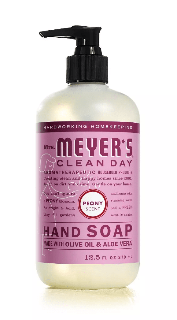 Mrs Meyers - Liquid Hand Soap Peony 12.5 oz-OUT OF STOCK