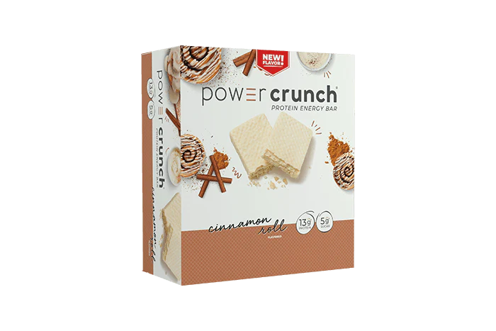 Power Crunch - Power Crunch Bar Cinnamon Roll 12/36G