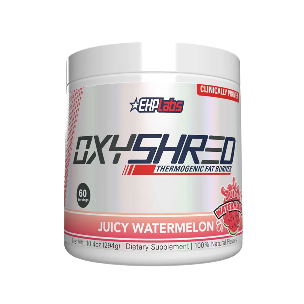 EHP LABS Oxyshred Thermogenic Fat Burner Juicy Watermelon Flavor 60 Servings