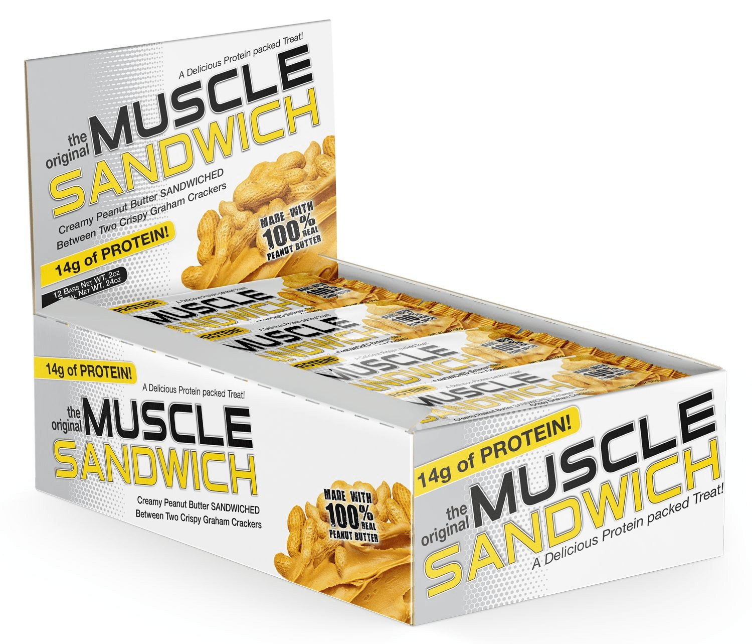 Muscle Sandwich Original Power Bar 13g 12/box