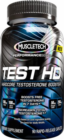 MuscleTech - TEST HD 90 Tablets Hardcore Testosterone Booster!* 