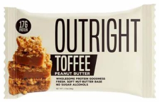 MTS Outright Bar 12/60Gr Toffee Peanut Butter