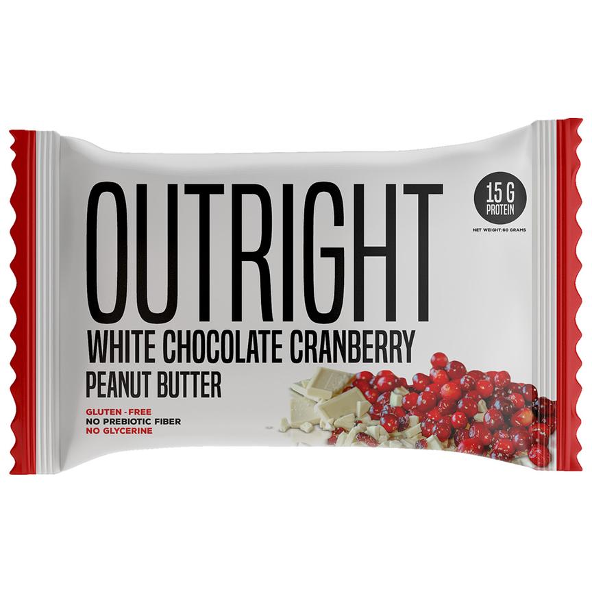 MTS Outright Bar 12/60Gr White Choc Cranberry Pb