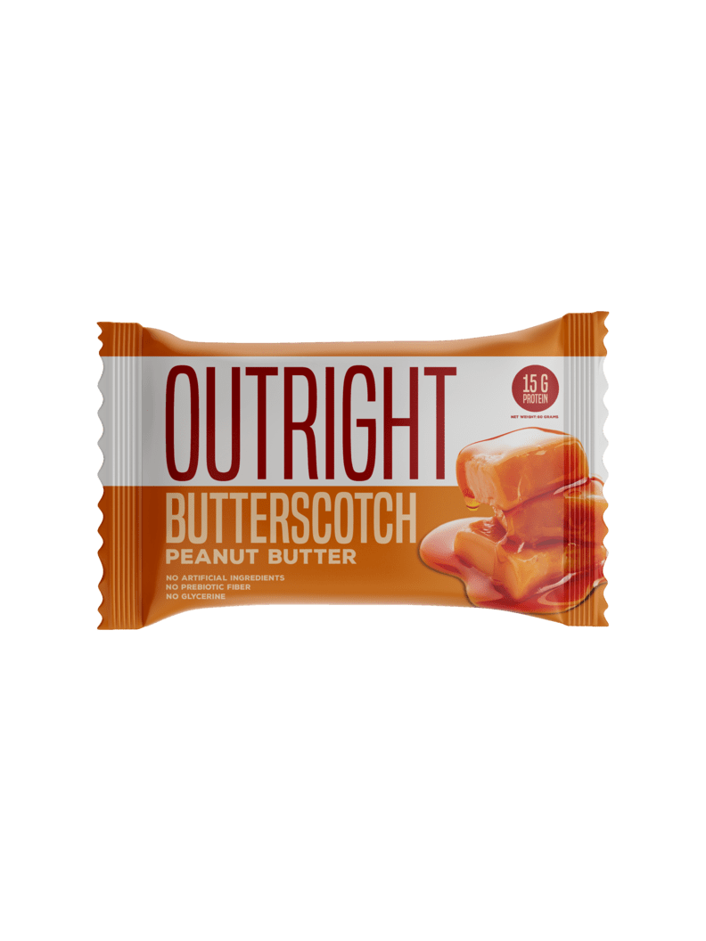 MTS Outright Bar 12/60Gr Butterscotch Peanut Butter      TEMPORARILY UNAVAILABLE