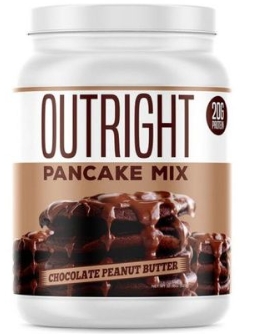 MTS Outright Pancake Mix 2Lb Chocolate Peanut Butter