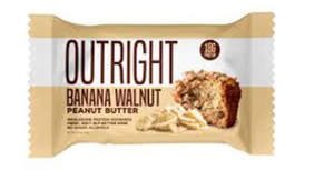 MTS Outright Vegan Bar 12/60Gr Banana Walnut