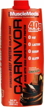 Muscle Meds Carnivor RTD Chocolate 12 - 16.9 Fl. Oz. Bottles