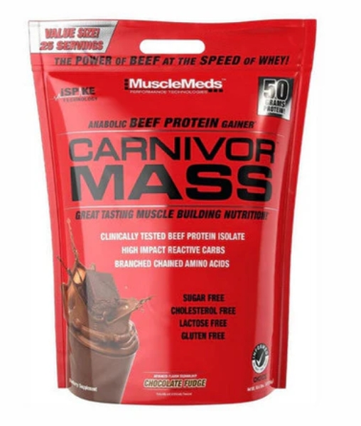 Muscle Meds Carnivor Mass Chocolate 10 Lbs