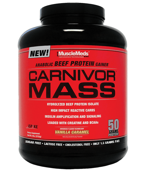 Muscle Meds Carnivor Mass Vanilla Caramel 5.7Lb