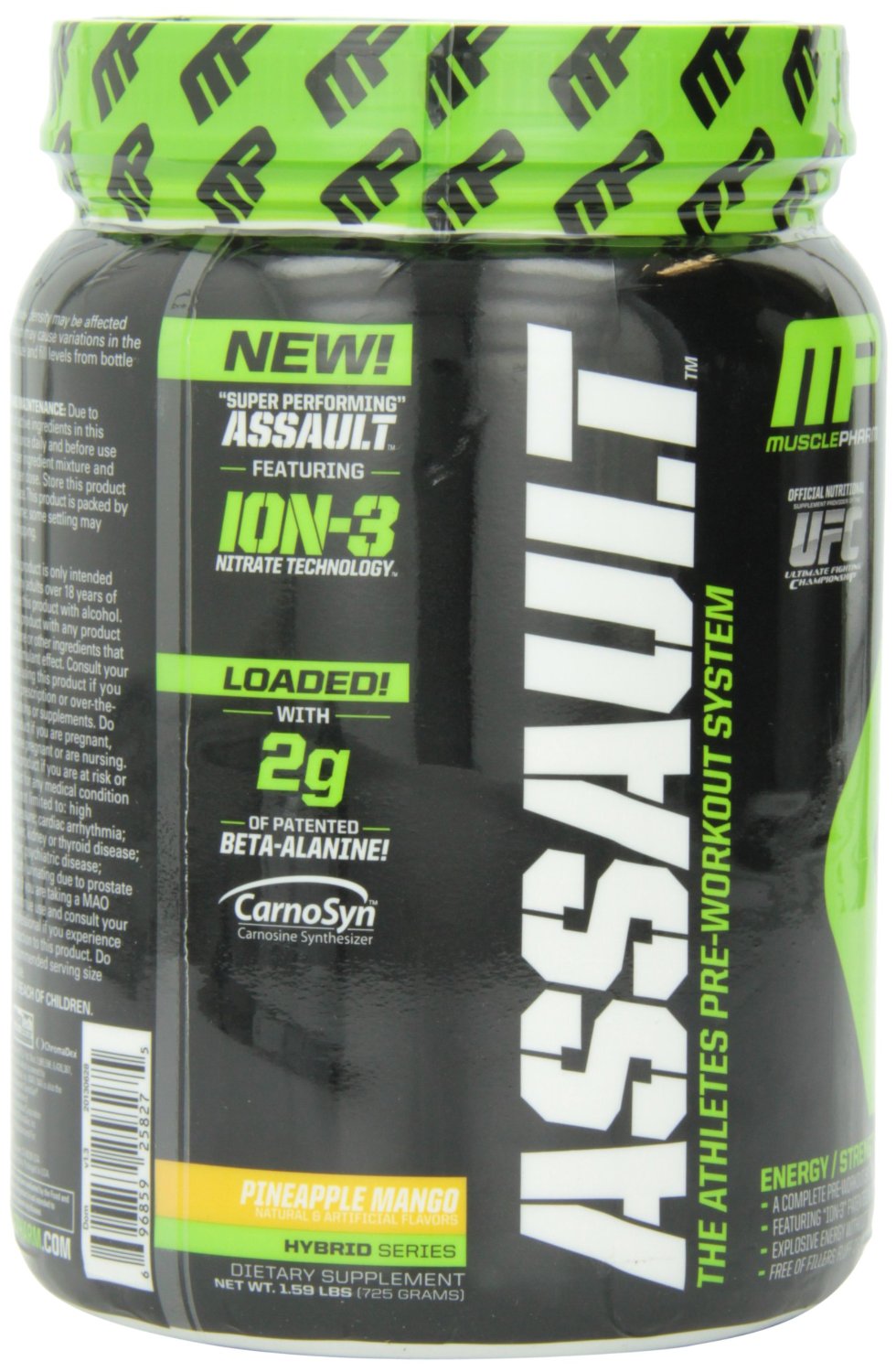 Muscle Pharm Assault Pineapple Mango 50 servings