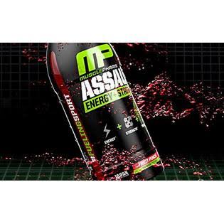 Muscle Pharm Assault Rtd Lemon Lime 12/Cs
