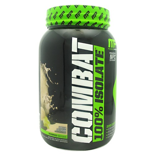 Muscle Pharm Combat 100 % Isolate Vanilla Ice Cream 2 Lbs