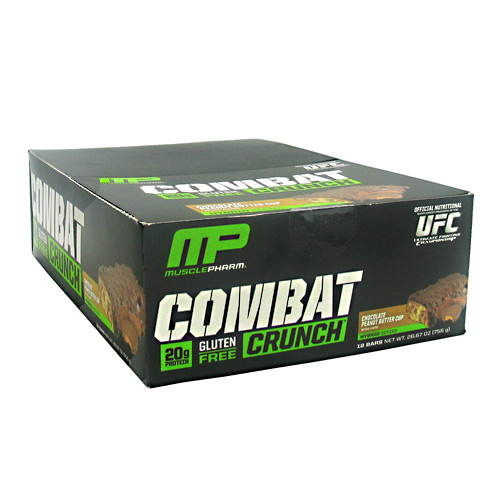 Muscle Pharm Combat Crunch Bars Chocolate Peanut Butter Cup 12 bars/box