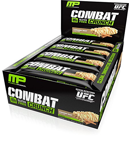 Muscle Pharm Combat Crunch Bars Cinnamon Twist 12 bars/box