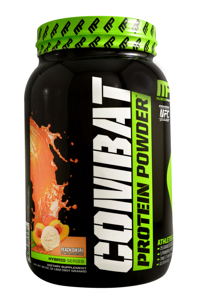 Muscle Pharm Combat Peach Swirl 4 Lb