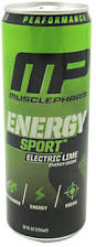 Muscle Pharm Energy Sport Lime 12Oz 12/Case