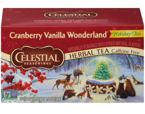 Celestial Seasonings Cranberry Vanilla Wonderland 18 Bags
