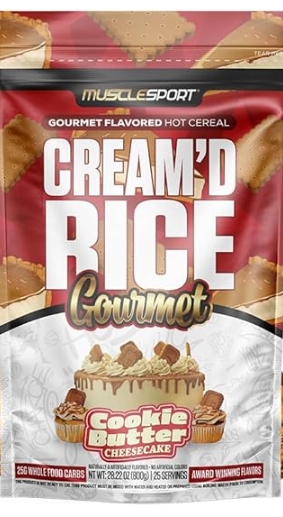 Muscle Sport Cream Of Rice Gourmet Cookie Butter Cheesecake 28oz Hot Cereal 25 Servings