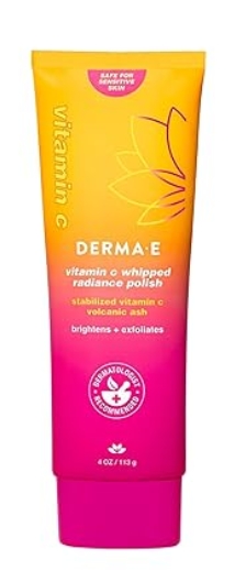 Derma E - Vitamin C Whipped Radiance Polish Stabilized Vitamin C Volcanic Ash 4 oz