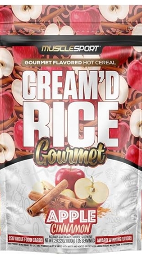 Muscle Sport Cream Of Rice Gourmet Apple Cinnamon 28oz Hot Cereal 25 Servings