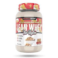 Muscle Sport Lean Whey Iso-Hydro 2lbs 26Serv Peanut Butter Crunch