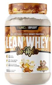 Muscle Sport Lean Whey Iso-Hydro 2lbs 26Serv Peanut Butter Gone Bananas 