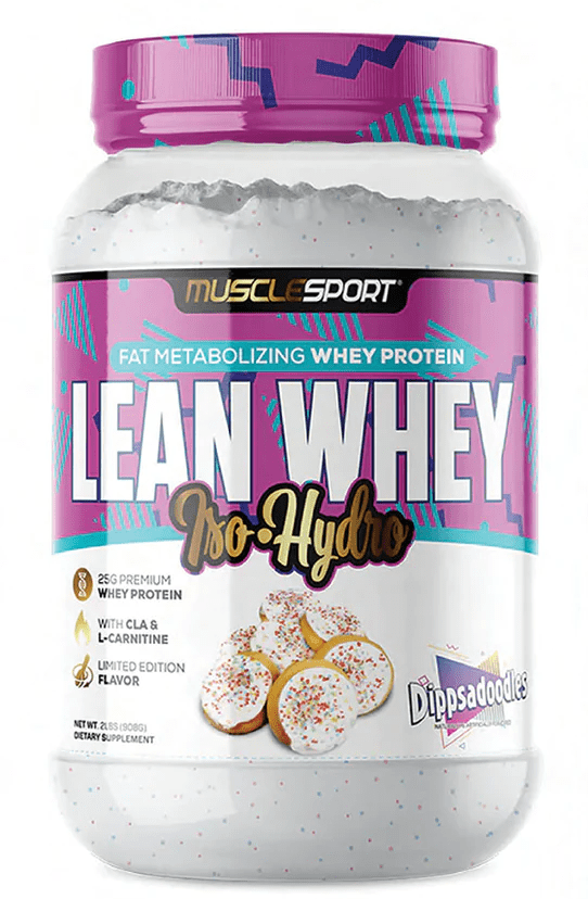 Muscle Sport Lean Whey Iso-Hydro 2pnds 26Serv Dippsadoodles