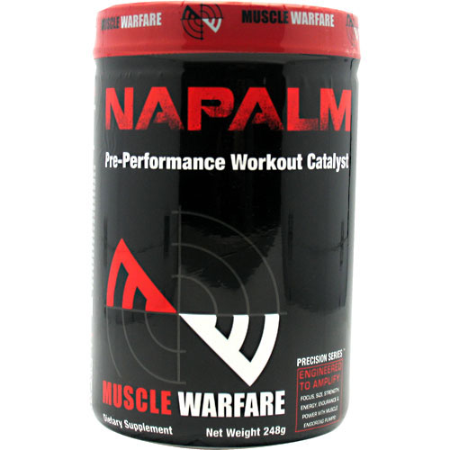 Muscle Warfare - Napalm, Lemon Lime   Size:  45 Servings - 248g