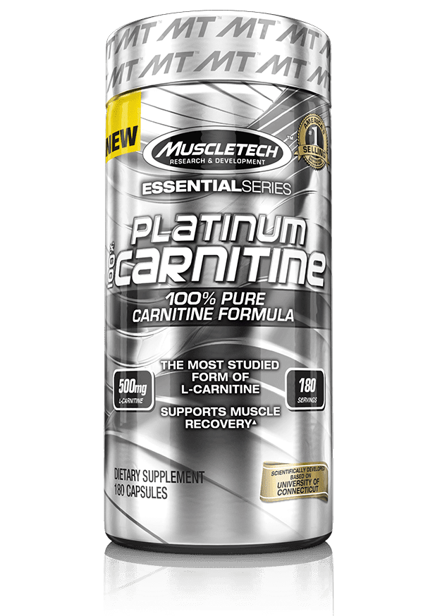 Muscletech - Essential Series 100% Carnitine 180 Capsules