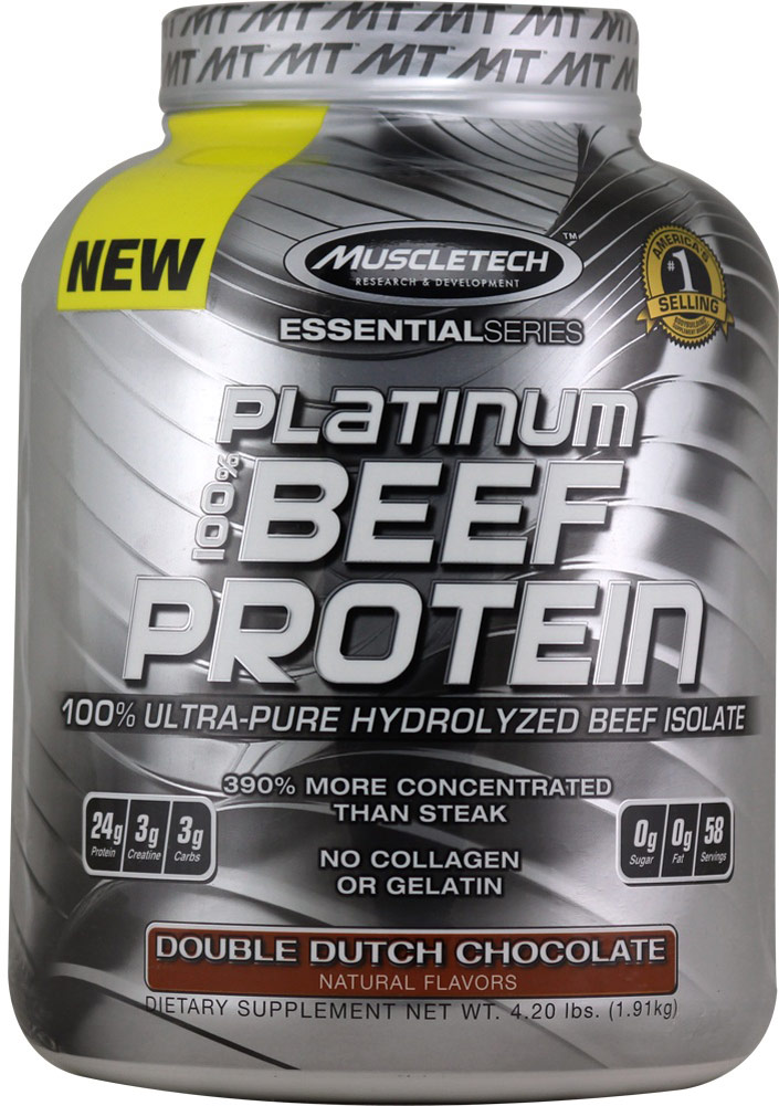 Muscletech - Essential Series Beef Protein Chocolate 4.6lbs